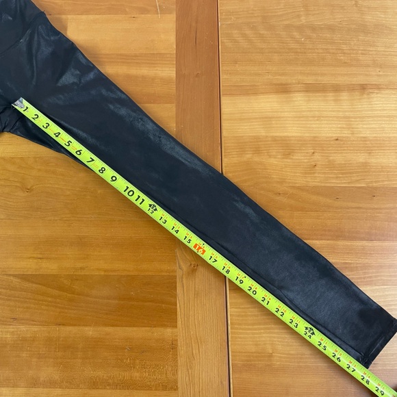Spanx black faux leather leggings small - Picture 11 of 11